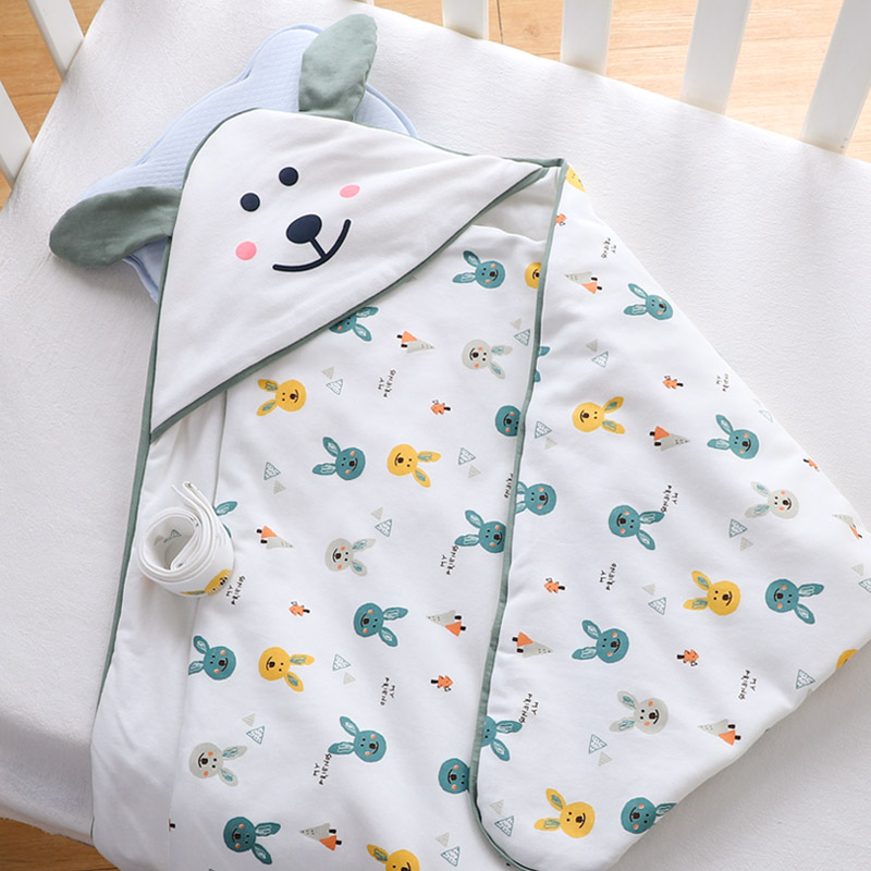 Newborn baby bag quilts by spring autumn winter thickened pure cotton newborns hug by baby's maternity ward out of summer and thin bag sheet