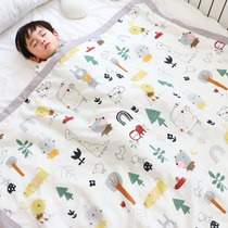 Six-layer cotton gauze blanket baby spring and summer nap blanket baby air conditioning by summer cool quilt children towel quilt
