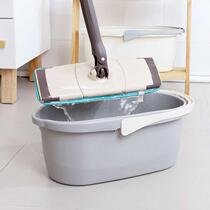 Home Large Sponge Mop Bucket Single Barrel Rectangular Large Capacity Mopping Barrel Wash Mop Barrel Plastic Barrel Dehydrated Barrel