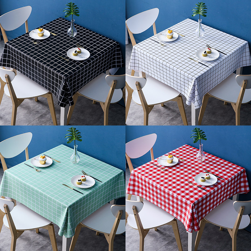 Positive square table Bins wind free of washing waterproof cushion cloth PVC table Bug subpane Girl Cute Waterproof Cloth