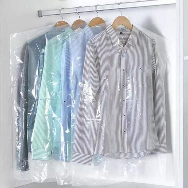 10 clothes for clothes dust cover thickened transparent clothing hanging clothes bag large coat household dust-proof bag clothing cashier bag