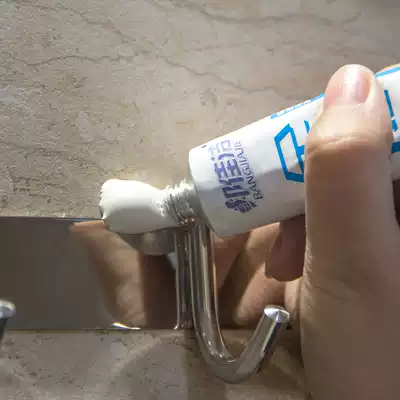 Liquid-free nail Super Glue white non-hole household wall fixed tile holder cosmetic room glass glue
