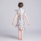 Элитное ципао, детское ханьфу, летнее платье, китайский стиль