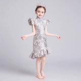 Элитное ципао, детское ханьфу, летнее платье, китайский стиль