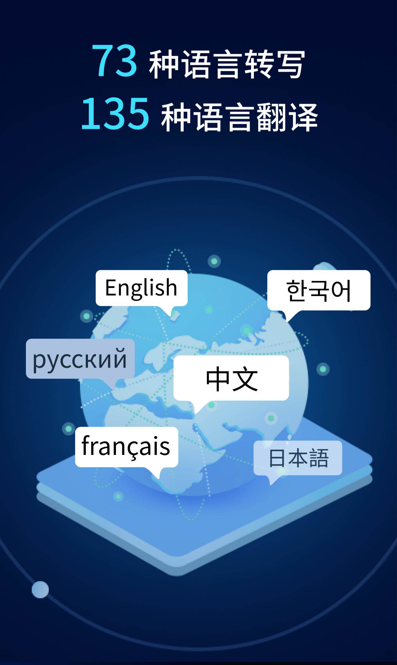Умный диктофон AI с магнитом 64 ГБ