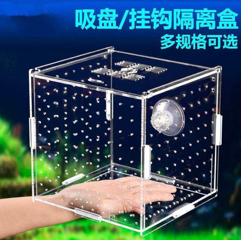 Fish farming dense net fish tank isolation box isolation net separator hatcher size litter box juvenile protection