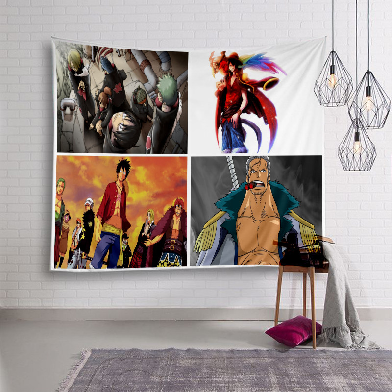 One Piece Hanging Cloth Customized Sauron Shanzhi Female Emperor Qiao Bana Mei Tablecloth Animation Ruf Surrounding wall covering Background Cloth