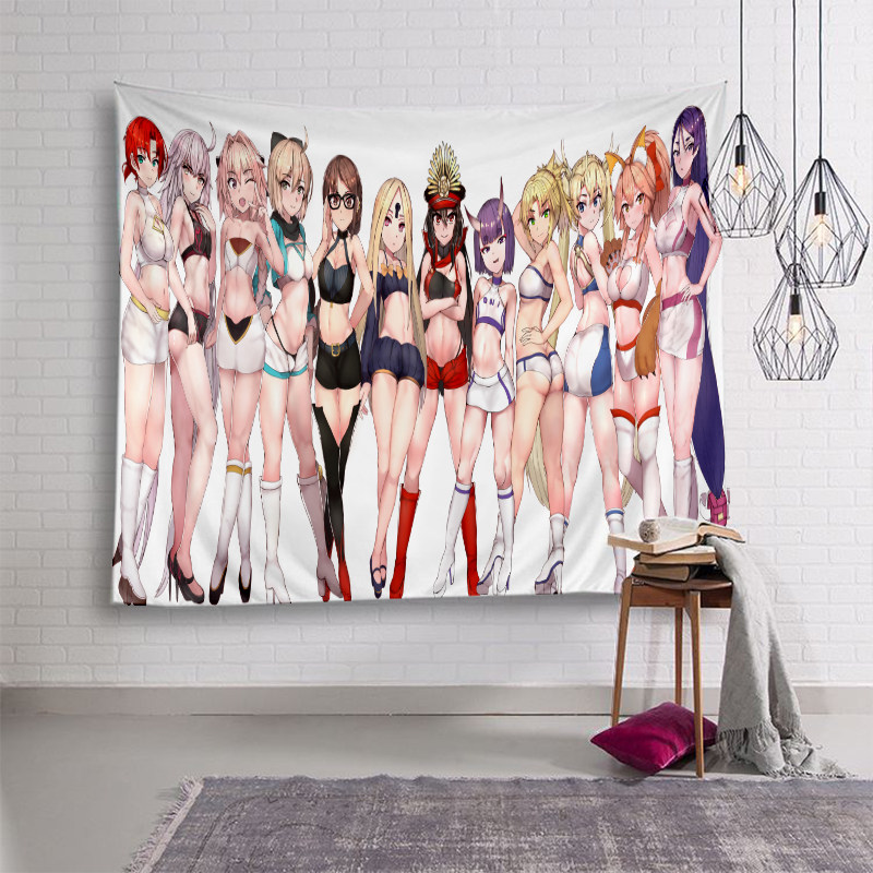 FGO hanging cloth custom high-definition wine swallow Nero small moyuanlai two-dimensional tablecloth anime surrounding poster background cloth
