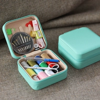 [Mint Green] 11 цветовая швейная нить+12 швейных инструментов