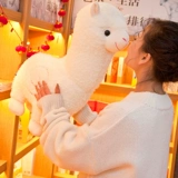 Милая реалистичная альпака, плюшевая игрушка, подушка, тряпичная кукла для сна, подарок на день рождения