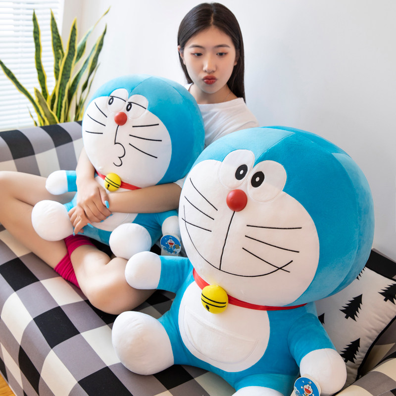 Genuine Doraemon Doll Jingle Cat Large Plush Toy Doraemon Rag Doll Doll Birthday Gift Female