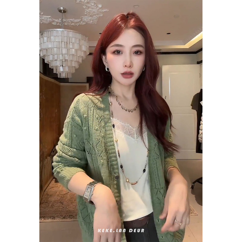 Keke【Zero Wave】2026 Autumn New Slim Fit Versatile Lace Camisole for Women