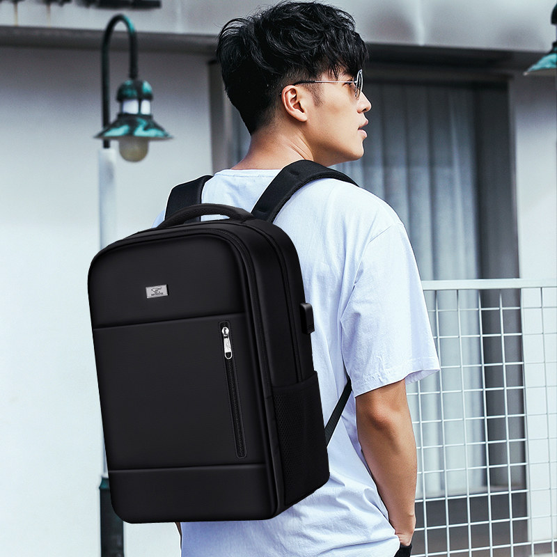 Seven Wolves Double Shoulder Bag Men Backpack 2023 New Leisure Business Big Capacity Fashion Trends School Bags-Taobao