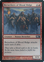 MTG万智牌 M11 血山脊狂战士 Berserkers of Blood红铁124 英文闪