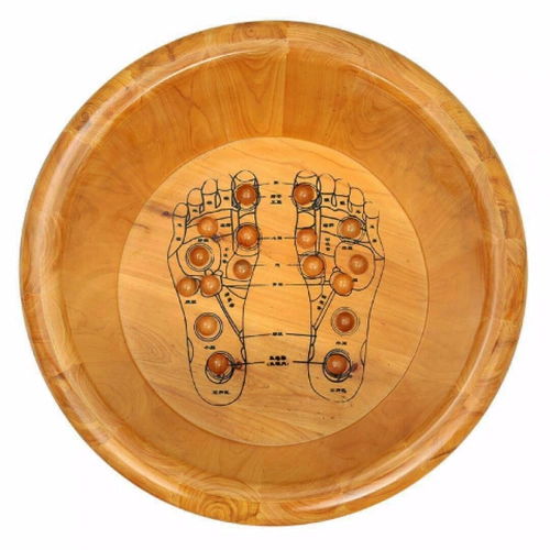 Ванна, деревянный маленький массажер для домашнего использования для ног, увеличенная толщина