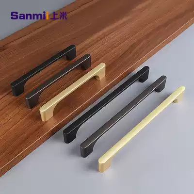 Custom home overall cabinet handle Modern simple light luxury handle American wardrobe door handle Hardware handle Nordic