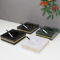 Eurostyle Marble Ashtrays Office Living Room Hotel Creative Home Decoration Bedroom Pendulum with light lavish minimalist