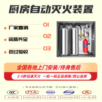 Commercial kitchen automatic fire extinguishing device sprinkler system factory direct sales school canteen factory shopping mall dedicated