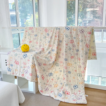 Summer knitted summer cool quilted by machine washable washed by core A class of freshmen children thin by single double air conditioning Quilt Students