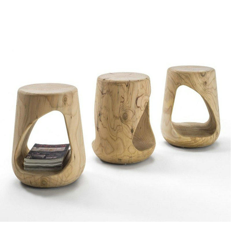 Solid wood log pier root carved bench with solid wooden chair wooden stake edge several beds cabinet