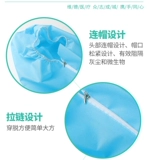 Определенная медицинская изоляция одежда, соединяющая медицинский костюм для всего тела с больницей для хирургии для шляпы для защиты бактерий