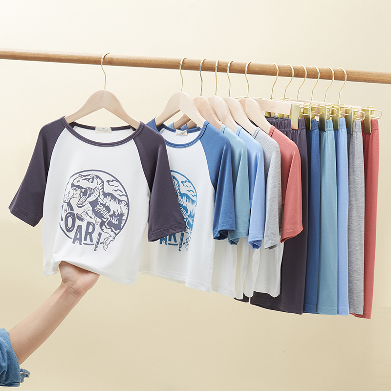 70% paragraphs ~ Summer thin models Modale Children's home Sleeping Clothes men and women Children and babies do not have cool air conditioning