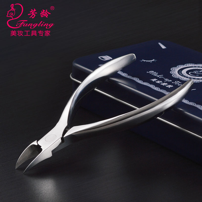 Fangling nail groove special nail clippers set gray thick toenail clippers dead skin olecranon pliers pedicure artifact single pack