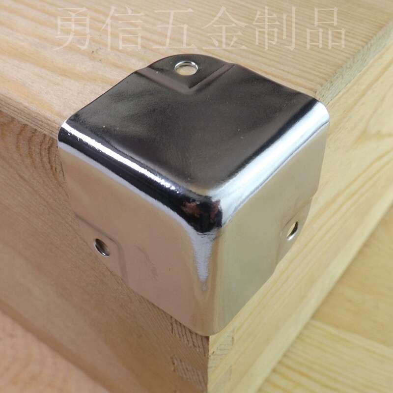 335-50 Flat Wrap Corner Wooden Case Bag Corner Case Metal Iron Clad Corner Wood Packing Box 90 Degrees Protective Angle Iron Leather Wrap edge