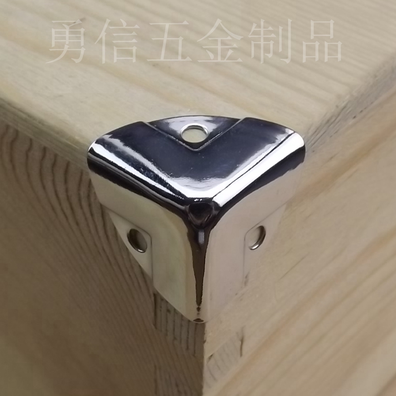 Wooden box Industrial Equipment Box iron corner corner corner side of three - sided makeup box ornaments bag angle metal angle 022-23