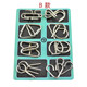 Intellectual ring unlocking set children's primary school students adult elderly leisure educational toys nine chain gifts