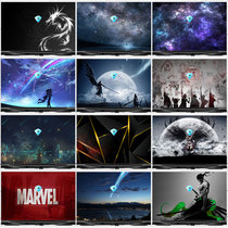 15 6-inch mechanic war air F117-X pattern sticker light blade version of the computer colorful film notebook full set of personalized body protective film