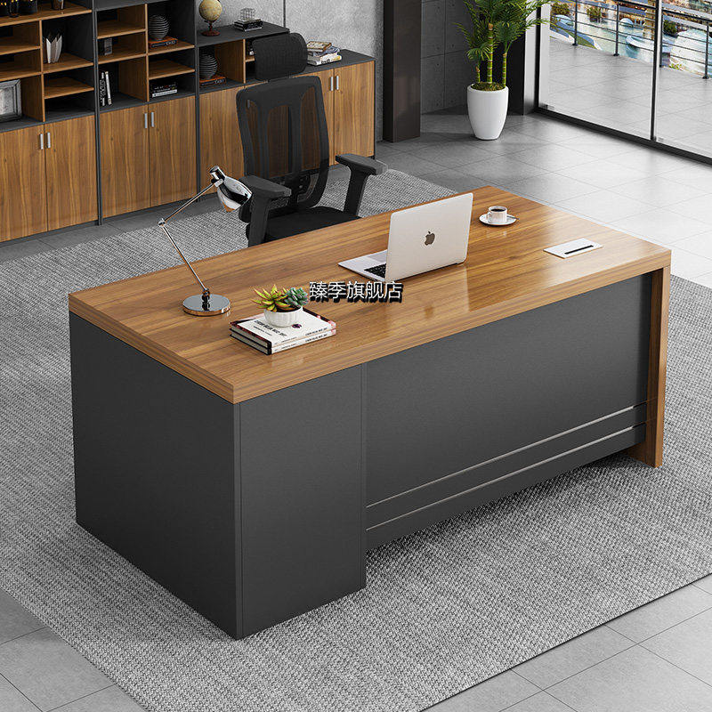 Single-person desk with drawer staff computer manager desk simple modern station table