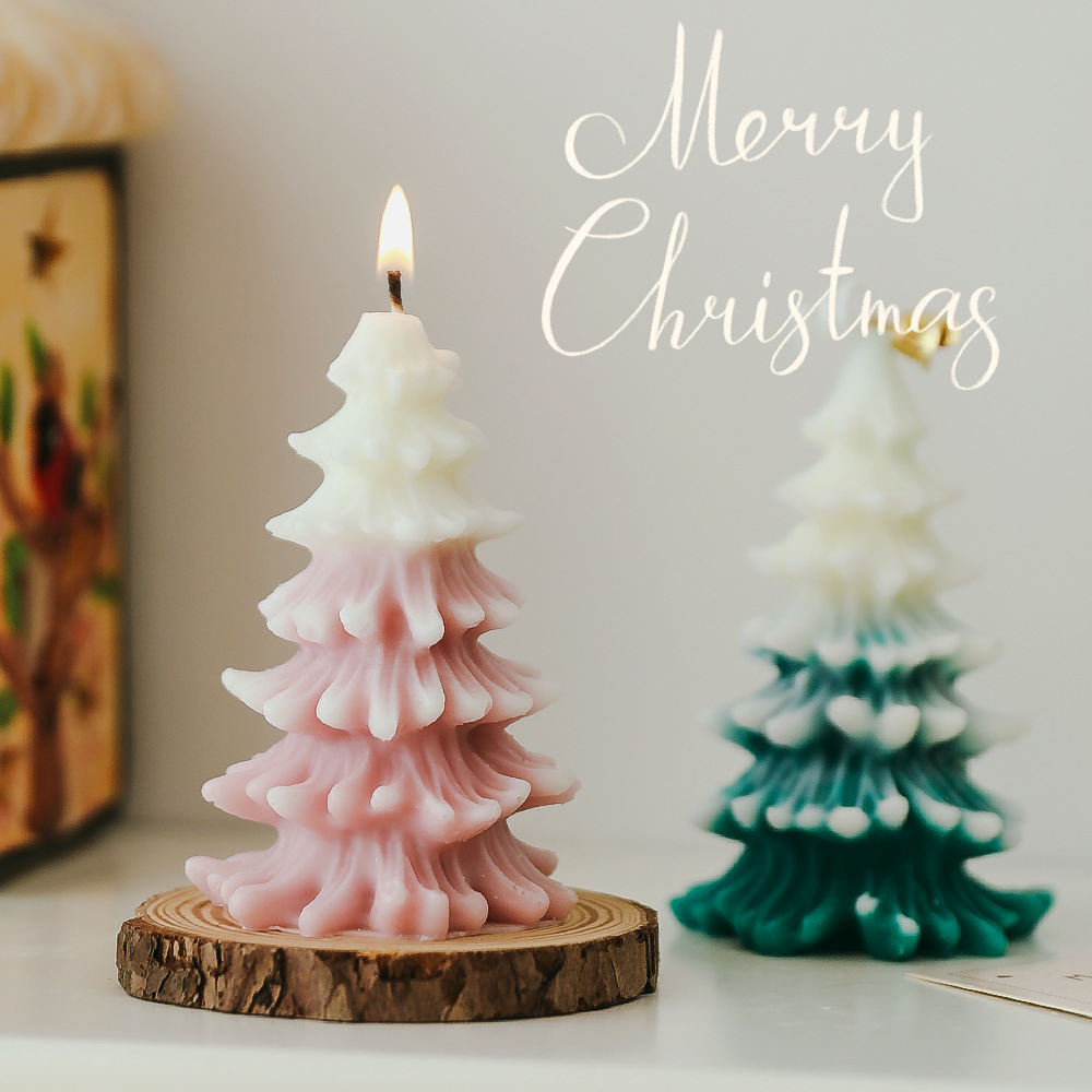 Christmas Tree Incense Candle Diy Atmosphere Decoration Styling Christmas Candle Gift Box Kit Christmas Presents-Taobao