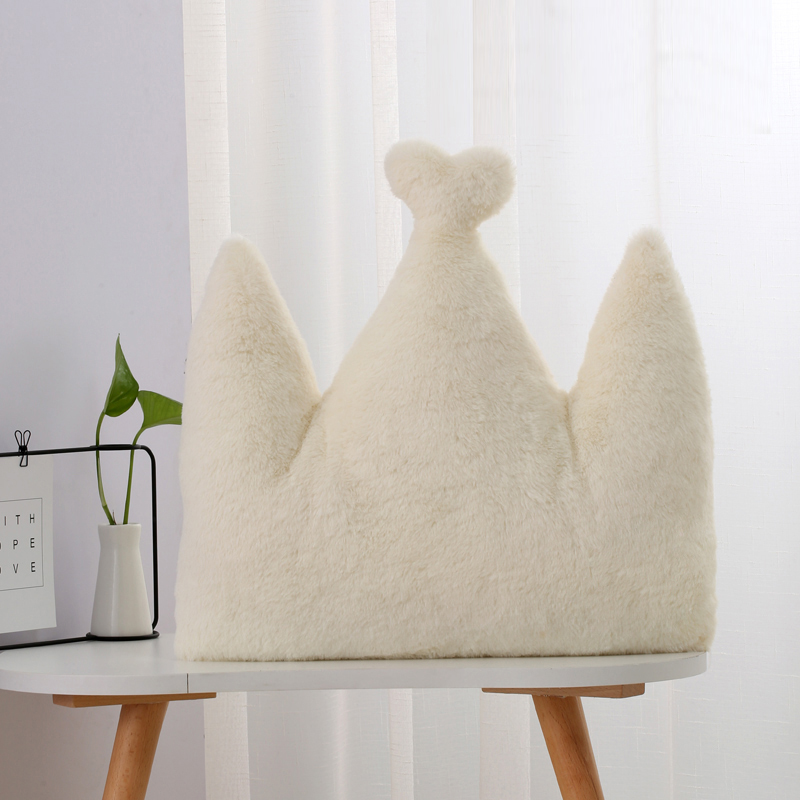 ins hold pillow back cushion crown leaning back net red couch in the afternoon nap pillow cute car waist cushion princess pillows