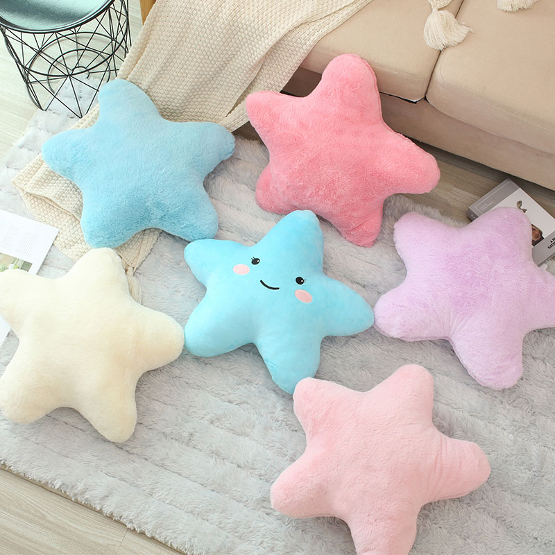 Five-pointed Star Pillow Back back to pillow headboard Stars waist rests with car waist pillows Waist Pillow Office Backrest Cushion
