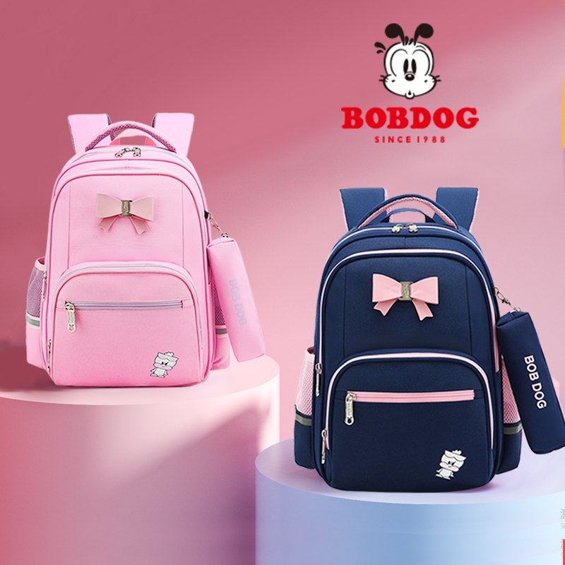 Babudou schoolbag elementary school students 2022 new girls' schoolbag backpack for grades one to three to six ultra-light