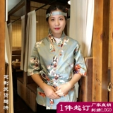 Пользовательский японский стиль рабочего ресторана, работники официанта работают в японском кулинарном магазине Sushi Master Chef Citchen Service Мужчины и женщины кимоно