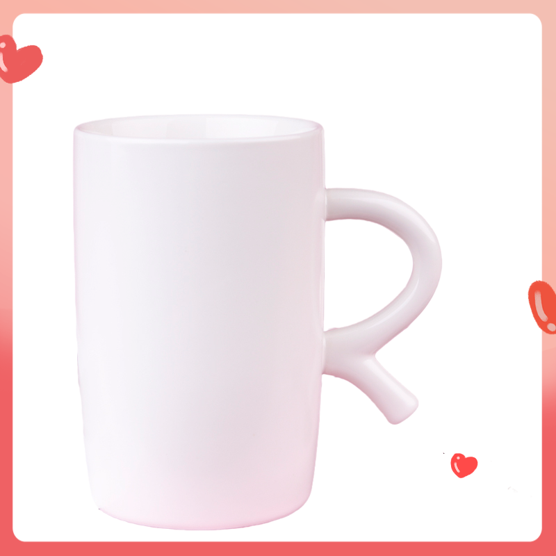 Clearance Women's Ceramic Cup Mug Coffee Cup Couple Cup Milk Cup Coffee Cup Breakfast Cup Large Capacity Cup