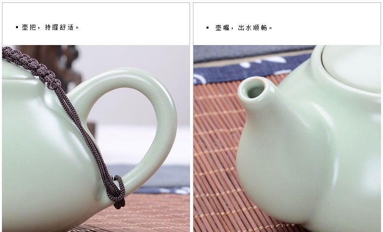 HaoFeng tea set brother suits for your up up kung fu tea tea can keep open piece of a complete set of ceramic tea set