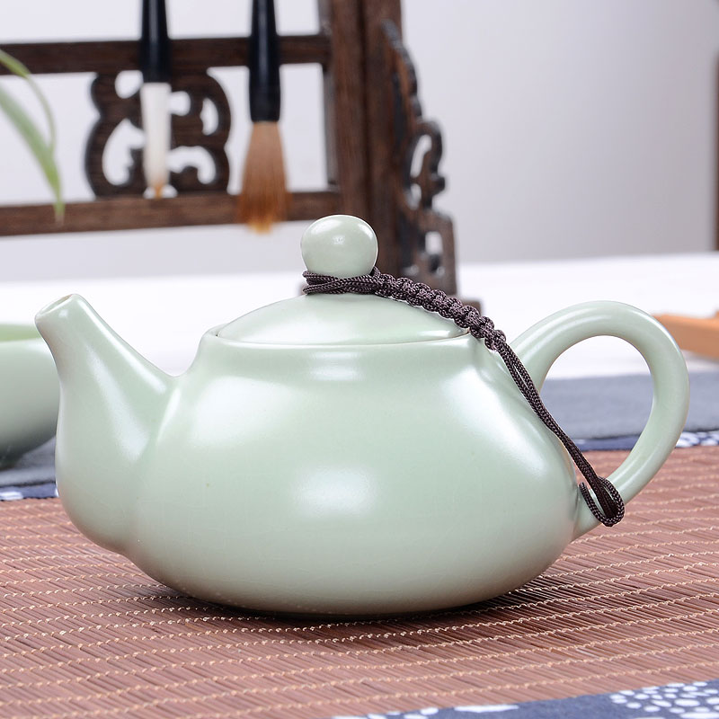 HaoFeng tea set brother suits for your up up kung fu tea tea can keep open piece of a complete set of ceramic tea set