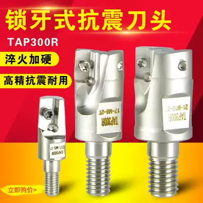 Tungsten steel anti-seismic tool bar thread cutter head can be changed and locked tooth type cutter head thread head BAP3 17 21R0 8