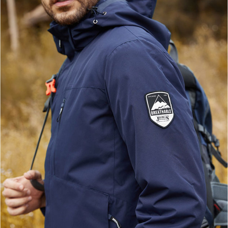 simboo autumn winter sports outdoor submachine clothing men anti-cold thickened warm down cotton liner climber jacket for women large size