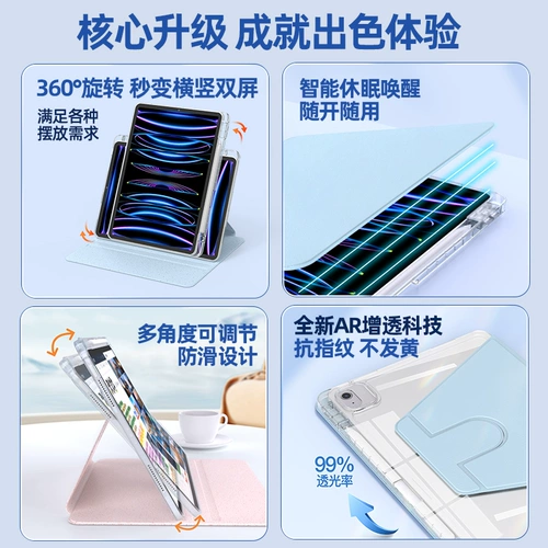 2024 Защитная крышка iPad с вращающимся слотом.