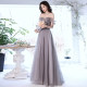 Evening dress skirt women's new 2022 explosive style banquet temperament light luxury niche high-end high-end bridesmaid dress host