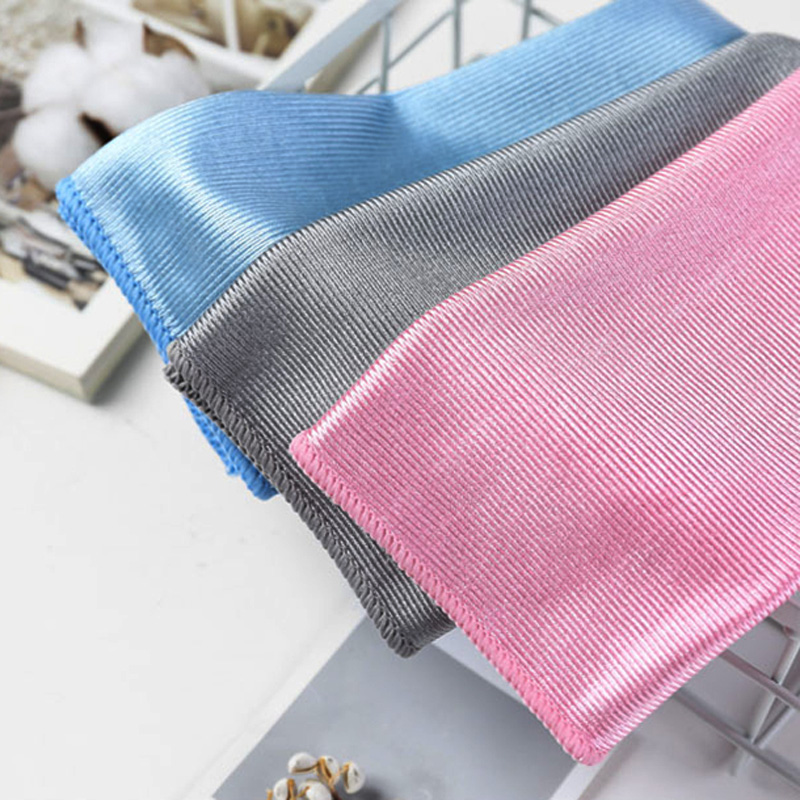 Housework cleaning the glass mirror rag water suction not easy to fall wool fiber special without watermarking home innate