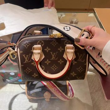 Lv louis vuitton women's bag presbyopia speedy 20 classic pillow bag shoulder crossbody bag handbag m46234