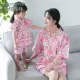 . Cha mẹ-con kimono phù hợp với nam và nữ quần áo trẻ em cotton mặc nhà trẻ em đồ ngủ Nhật Bản áo choàng tắm mẹ và con gái suối nước nóng - Trang phục dành cho cha mẹ và con