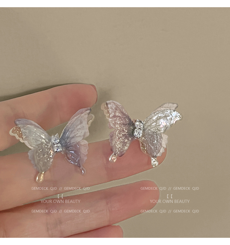 Sucré Noeud D'arc Arylique Chiffon Placage Incruster Zircon Femmes Des Boucles D'oreilles display picture 2