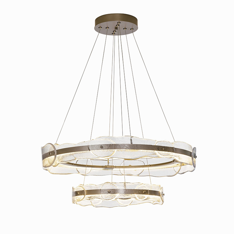 Postmodern personality design crystal glazed living-room prototype room bedroom dining room Light Extravagant Circle Living-room Decorated Chandelia