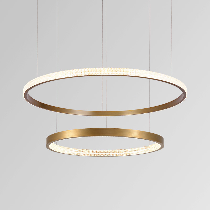 Rear Modern Circular Living Room Dining Room Dining Room Dining Room Dining Room Dining Room Minimalist Style Atmospheric Creative Personality Chandelia
